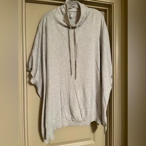 GAP body Heather Gray poncho.